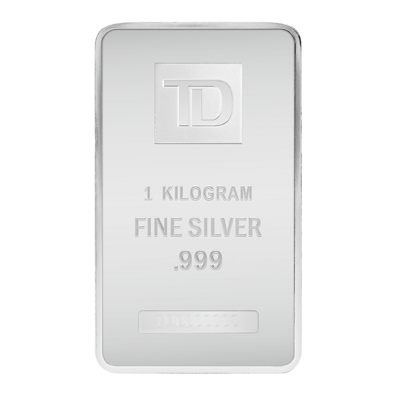 Image for 1 kg. TD Silver Bar from TD Precious Metals